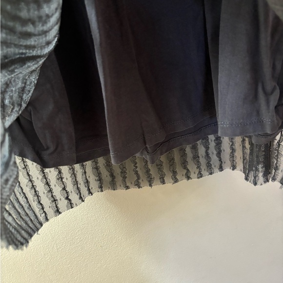 Zara Grey lace and ruffle party dress sz 11-12 - Picture 5 of 11